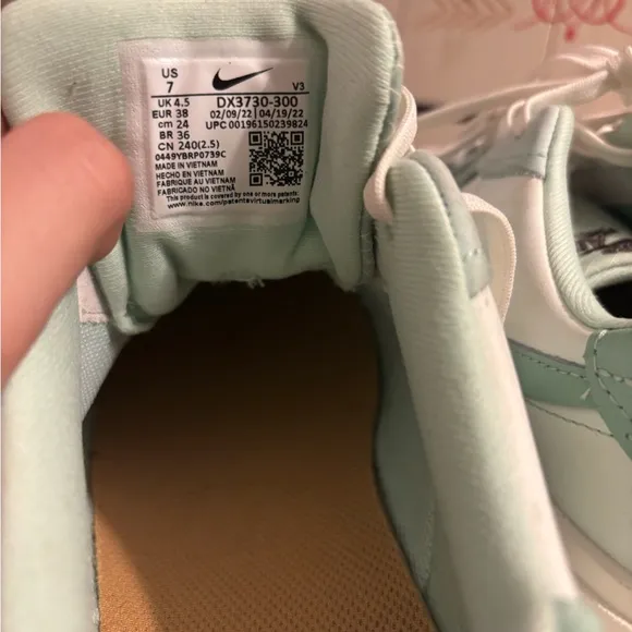 Nike AF1 Platform Air Force 1 (Womens Size 7) Shoes DX3730 300 Barely Enamel