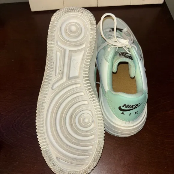 Nike AF1 Platform Air Force 1 (Womens Size 7) Shoes DX3730 300 Barely Enamel