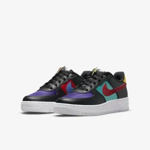 Nike Air Force 1 LV8 EMB GS [DN4178-001] Kids Casual Shoes NBA Black/Gym Red