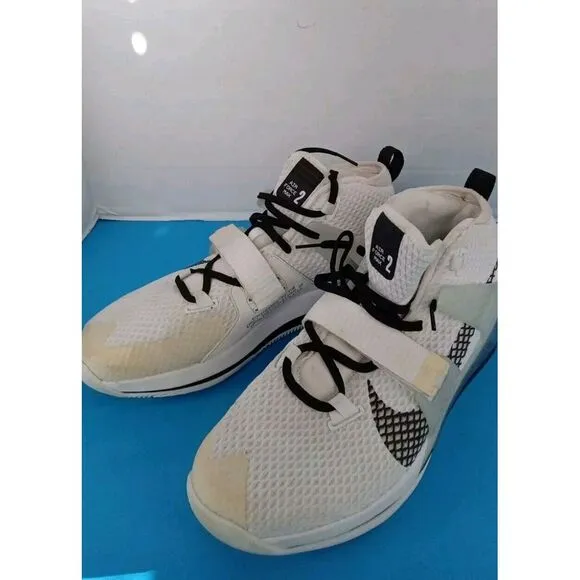 Nike Air Force Max II White Training Athletic Sneakers Basketball Cross-Training