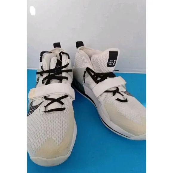 Nike Air Force Max II White Training Athletic Sneakers Basketball Cross-Training