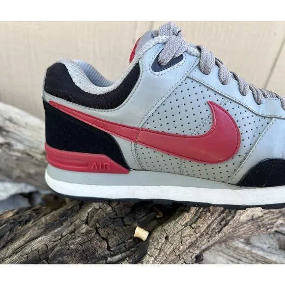 Nike Air Force Running Shoes‎ Men's Size 9 Gray Red Color way EUC
