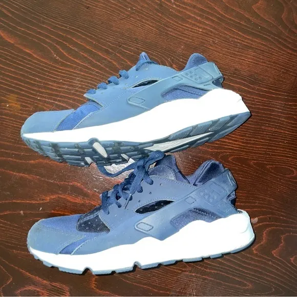 Nike‎ Air Huarache 318439-412 Navy blue mens size 10 shoes sneakers running