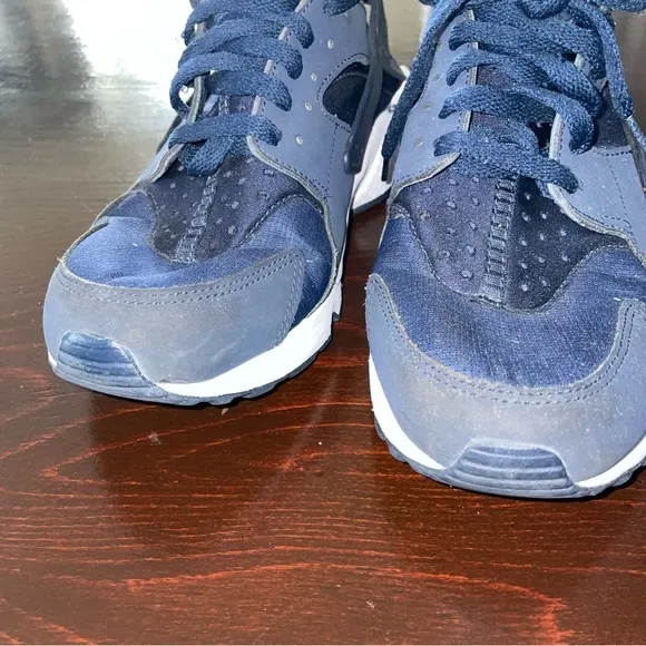 Nike‎ Air Huarache 318439-412 Navy blue mens size 10 shoes sneakers running