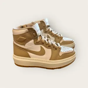 Nike Air Jordan 1 Elevate High White Desert Platform Shoes DN3253-121
