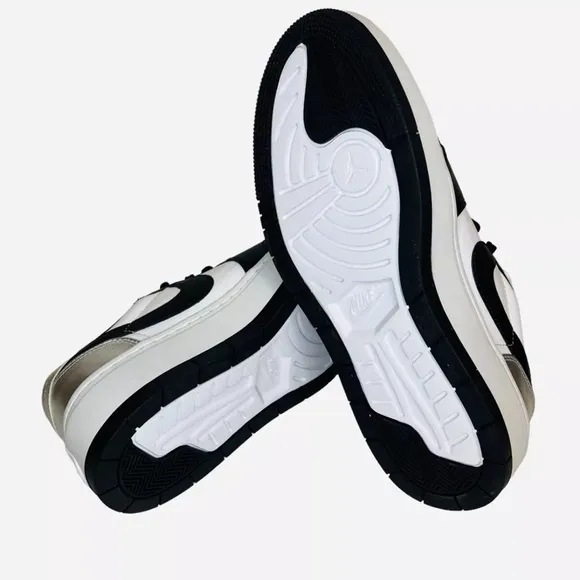 Nike Air Jordan 1 Elevate Low SE Metallic Silver Toe DQ8561-001 Wmn 12/Men 10.5