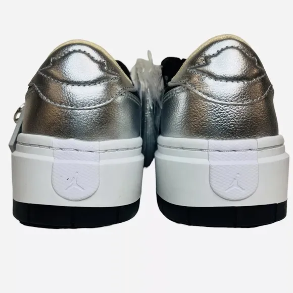 Nike Air Jordan 1 Elevate Low SE Metallic Silver Toe DQ8561-001 Wmn 12/Men 10.5