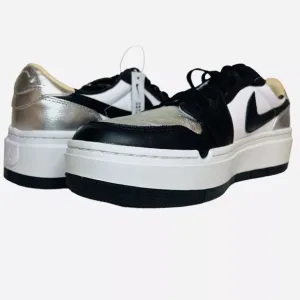 Nike Air Jordan 1 Elevate Low SE Metallic Silver Toe DQ8561-001 Wmn 12/Men 10.5