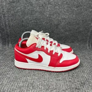 Nike Air Jordan 1 Low Gym Red White GS Shoes Women’s 8.5 (7Y) 553560-611