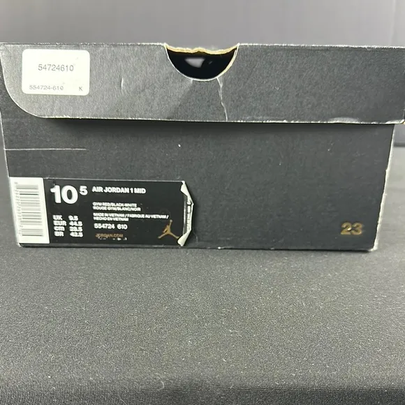 Nike Air Jordan 1 (MID) Retro High OG GYM RED/BLACK-WHITE