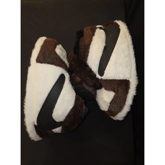 Nike Air Jordan 1 Mocha Style Comfy Unisex Plush Slippers One Size Fits Most