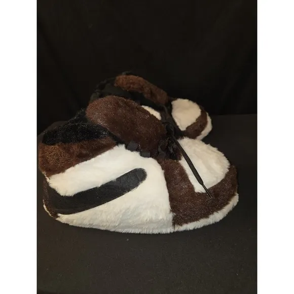 Nike Air Jordan 1 Mocha Style Comfy Unisex Plush Slippers One Size Fits Most