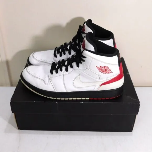 Nike Air Jordan 1 Retro 86 Size US Mens 12 White Gym Red Black In Box 644490-101