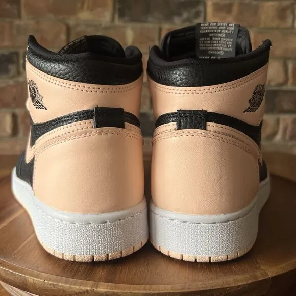 Nike Air Jordan 1 Retro High OG Crimson Tint Black Shoes Youth 6 Women 7.5