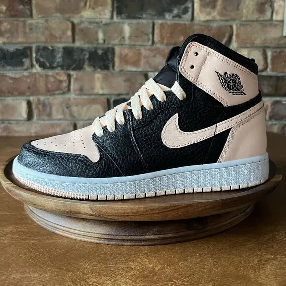 Nike Air Jordan 1 Retro High OG Crimson Tint Black Shoes Youth 6 Women 7.5
