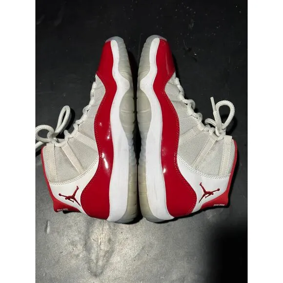 Nike Air Jordan 11 Retro High Cherry GS Size 6.5Y/W8 - 378038-116