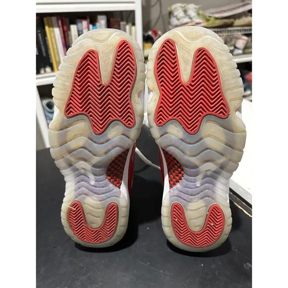 Nike Air Jordan 11 Retro High Cherry GS Size 6.5Y/W8 - 378038-116