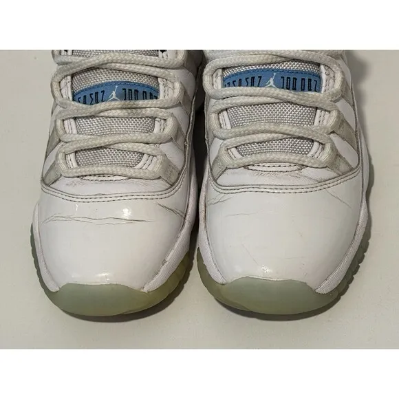 Nike Air Jordan 11 Retro Low Legend Blue GS Size 4.5Y Youth 2021 528896-117
