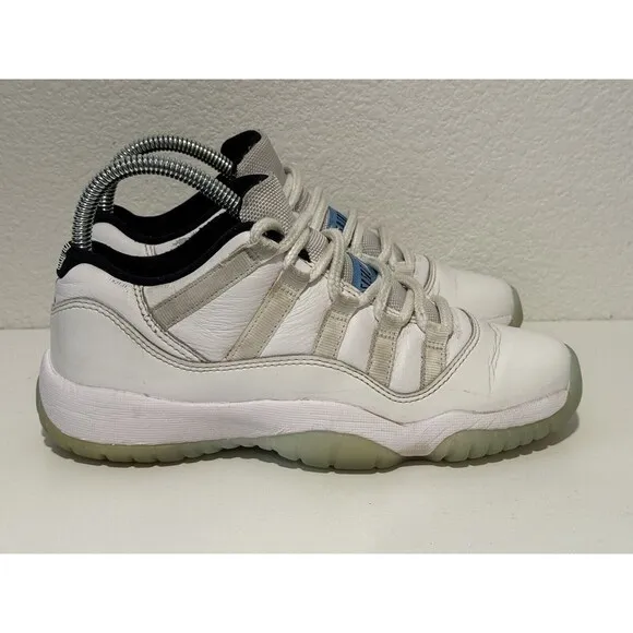 Nike Air Jordan 11 Retro Low Legend Blue GS Size 4.5Y Youth 2021 528896-117