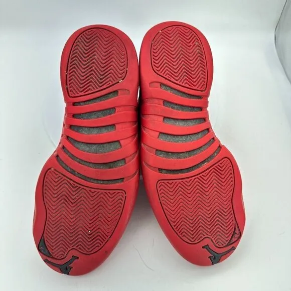 Nike Air Jordan 12 Retro Gym Red Men Size 9 Sneaker Shoes Suede Black 130690 601