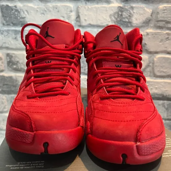 Nike Air Jordan 12 Retro Gym Red Size 6y 7.5w Basketball Sneakers 153265-601