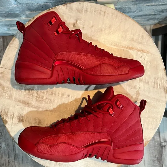 Nike Air Jordan 12 Retro Gym Red Size 6y 7.5w Basketball Sneakers 153265-601