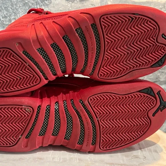 Nike Air Jordan 12 Retro Gym Red Size 6y 7.5w Basketball Sneakers 153265-601