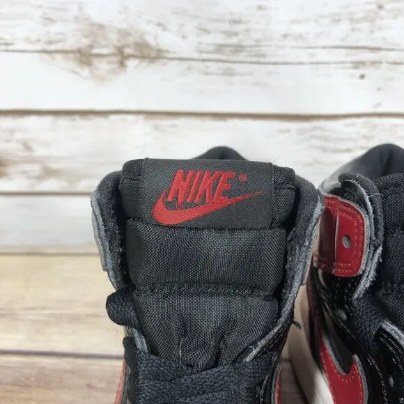 Nike Air Jordan 1Retro High OG Patent Bred Youth Boys Shoes Size 11.5C AQ2664063