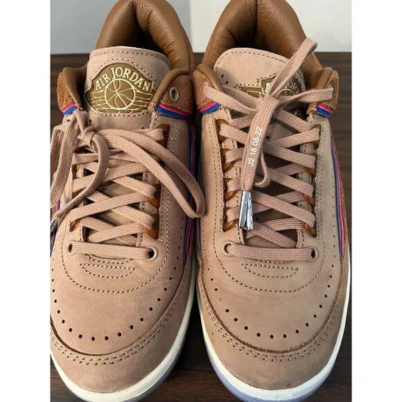 Nike Air‎ Jordan 2 Retro Low SP TWO 18 DETROIT - Mens Size 7.5  (DV7129-222)