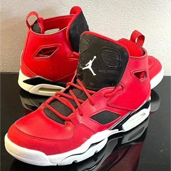 Nike Air Jordan 555472-600 Fight Club '91 Gym Red Shoes Youth Size 6Y WMS 7.5-8