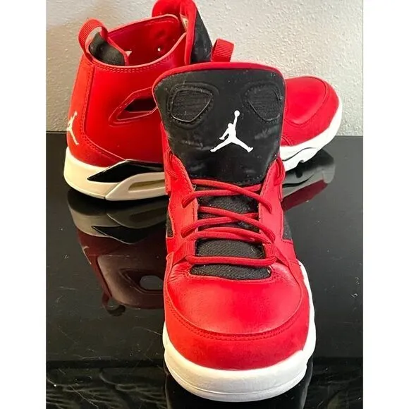 Nike Air Jordan 555472-600 Fight Club '91 Gym Red Shoes Youth Size 6Y WMS 7.5-8