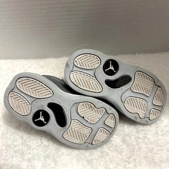 Nike Air Jordan 6 Rings Shoes Cool Gray Size 6C Toddler/Baby