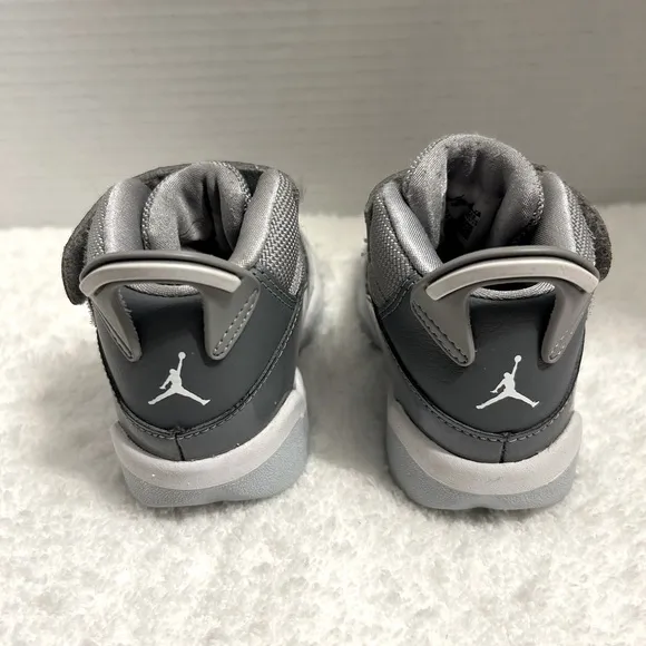 Nike Air Jordan 6 Rings Shoes Cool Gray Size 6C Toddler/Baby