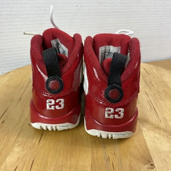Nike Air Jordan 9 Retro Gym Red White Toddler Size 7C Athletic Shoes Sneakers