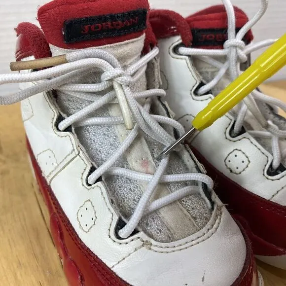 Nike Air Jordan 9 Retro Gym Red White Toddler Size 7C Athletic Shoes Sneakers