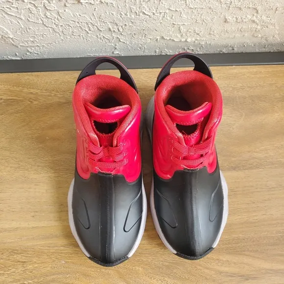 Nike Air Jordan Drip 23 Rain Boots Little Kid Toddler 11C Red Black Waterproof