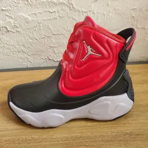 Nike Air Jordan Drip 23 Rain Boots Little Kid Toddler 11C Red Black Waterproof
