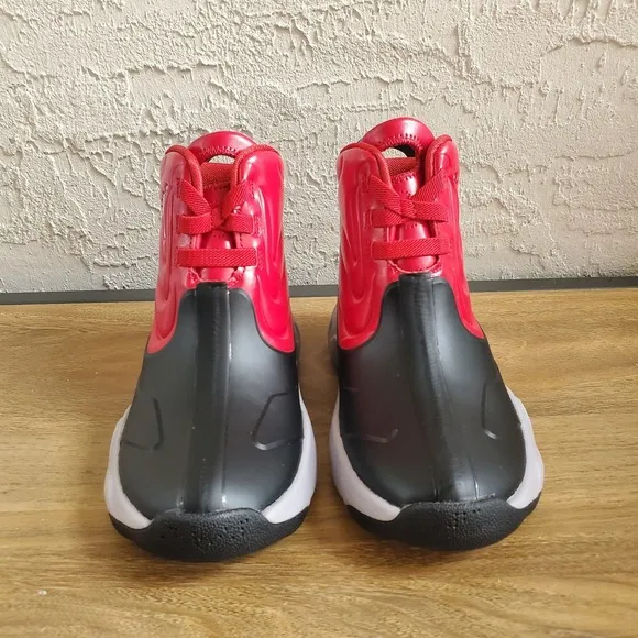 Nike Air Jordan Drip 23 Rain Boots Little Kid Toddler 11C Red Black Waterproof