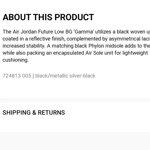 Nike Air Jordan Future Low BG Gamma 5 Blue