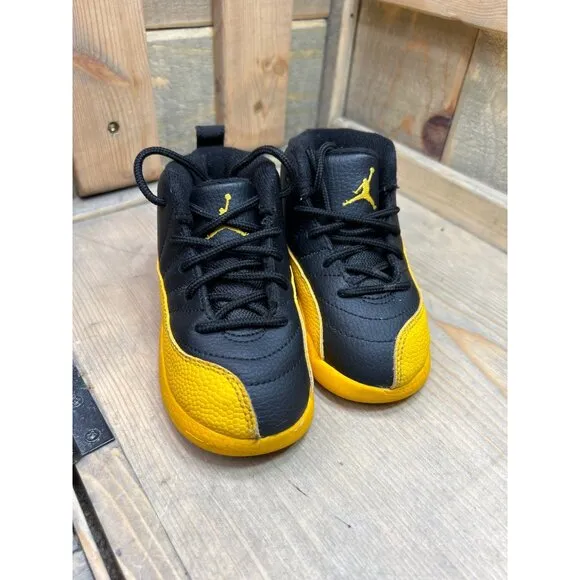 Nike Air Jordan University Gold Black Shoes Youth Sz 8C 850000-070
