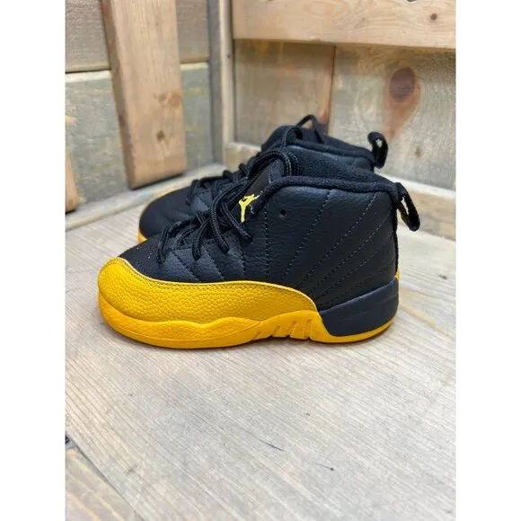 Nike Air Jordan University Gold Black Shoes Youth Sz 8C 850000-070