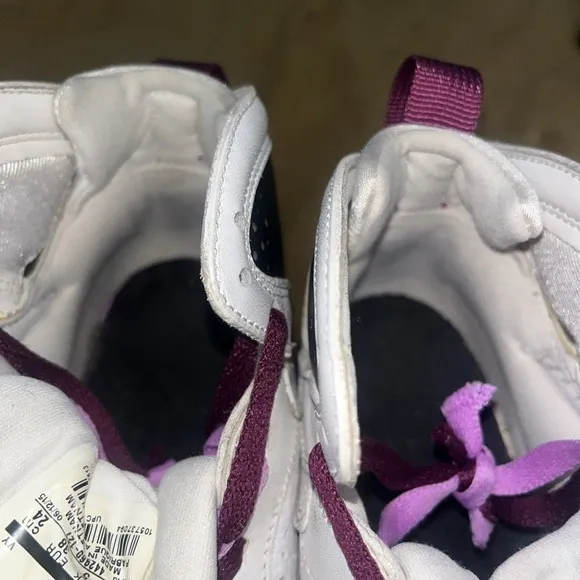 Nike Air Jordan VII 7 Retro GG GS White Fuchsia Glow Purple  442960-127 Sz 5.5Y