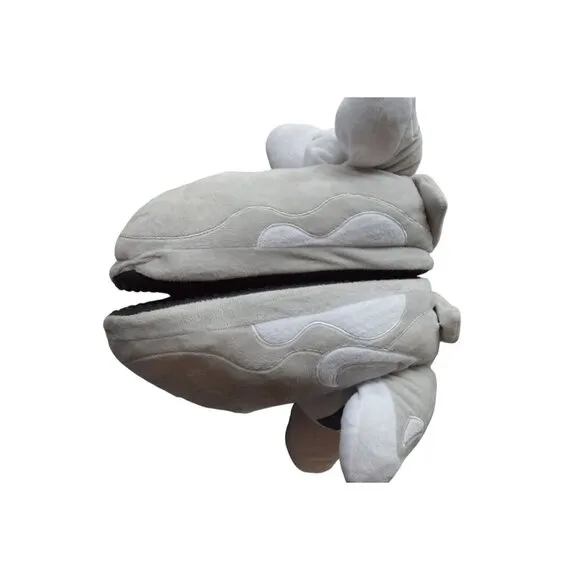 Nike Air MAG Puffy Slippers 36-44 With Anti Slip Soles For Men Women In Soft Gra