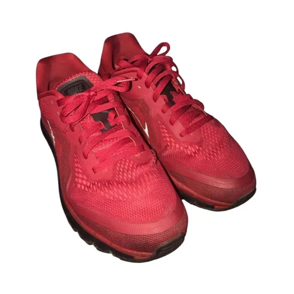 Nike Air Max 2014 ‘Gym Red’  621077-666 Running Shoes Men’s Size 13
