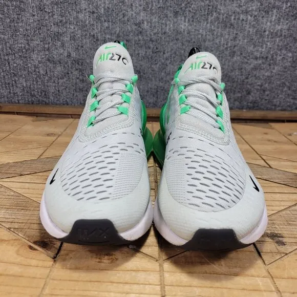 Nike Air Max 270 Men's Size 6.5 Running Shoes Grey Green Athletic AH8050-027