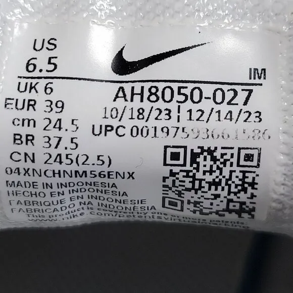 Nike Air Max 270 Men's Size 6.5 Running Shoes Grey Green Athletic AH8050-027