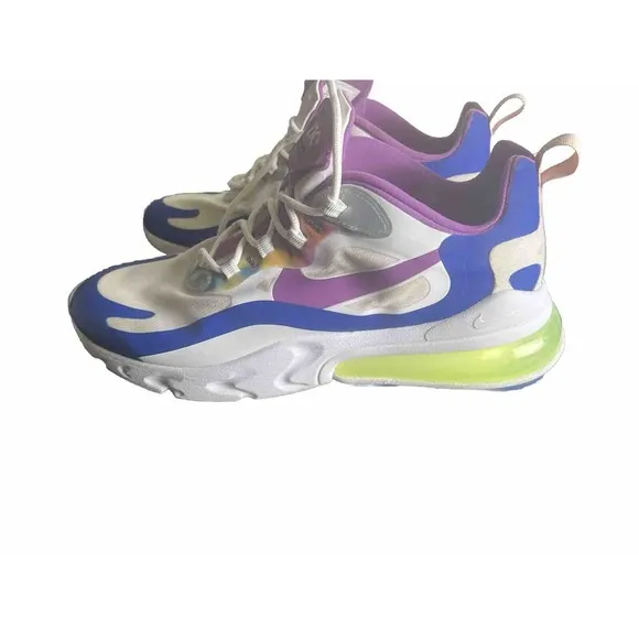 Nike Air Max 270 React Easter White Blue Mens Shoes CW0630-100 Size‎ 10