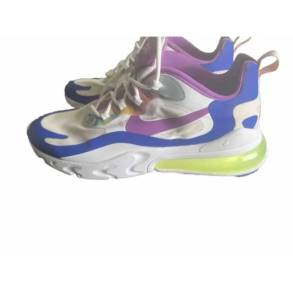 Nike Air Max 270 React Easter White Blue Mens Shoes CW0630-100 Size‎ 10