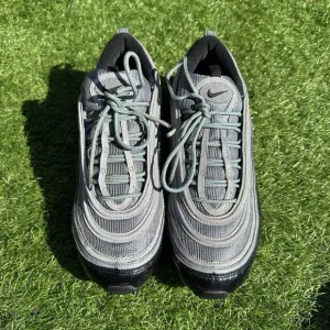 Nike Air Max 97 Shoes Mens Size 13 Cool Grey Black Patent Trainers