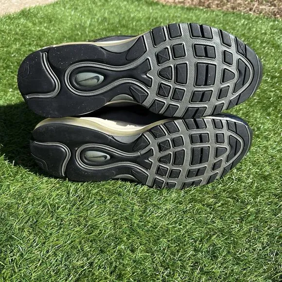 Nike Air Max 97 Shoes Mens Size 13 Cool Grey Black Patent Trainers